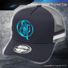 Load image into Gallery viewer, STRIPE Trucker Cap - Sucker Punch Tattoo
