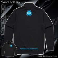 Load image into Gallery viewer, Stencil 1/2 Zip Crew Sweater - Forsam
