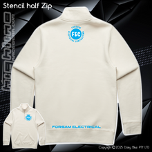 Load image into Gallery viewer, Stencil 1/2 Zip Crew Sweater - Forsam
