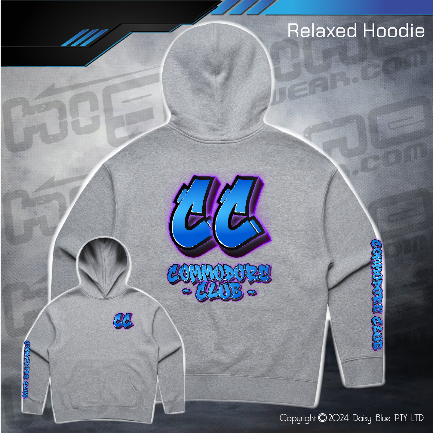 Relaxed Hoodie - Comm Club URBAN