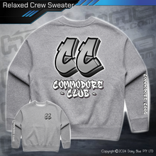 Load image into Gallery viewer, Relaxed Crew Sweater - Comm Club URBAN
