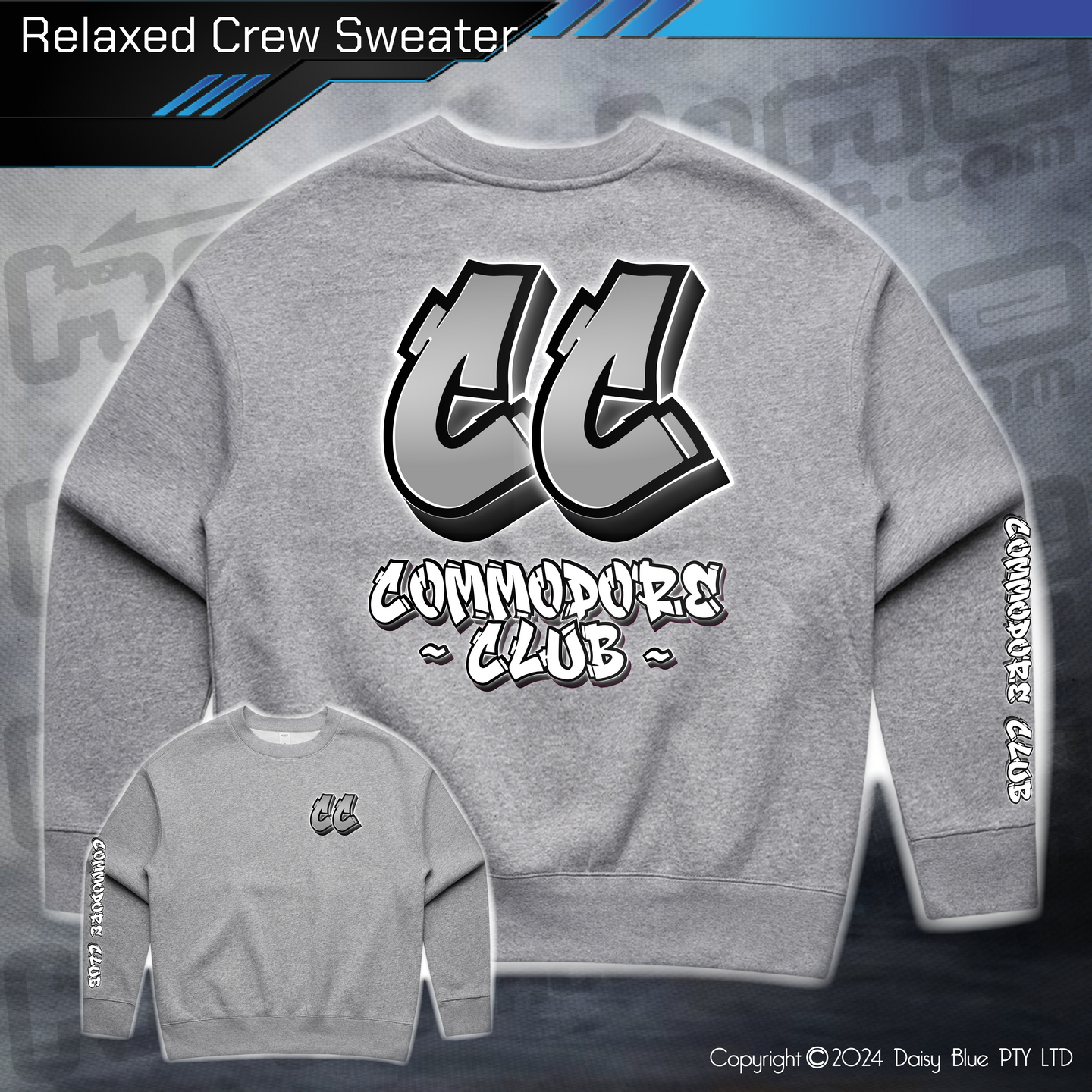 Relaxed Crew Sweater - Comm Club URBAN