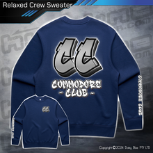 Load image into Gallery viewer, Relaxed Crew Sweater - Comm Club URBAN
