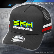 Load image into Gallery viewer, STRIPE Trucker Cap - SFM Engines
