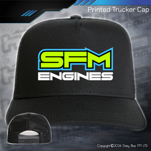 Printed Trucker Cap - SFM Engines