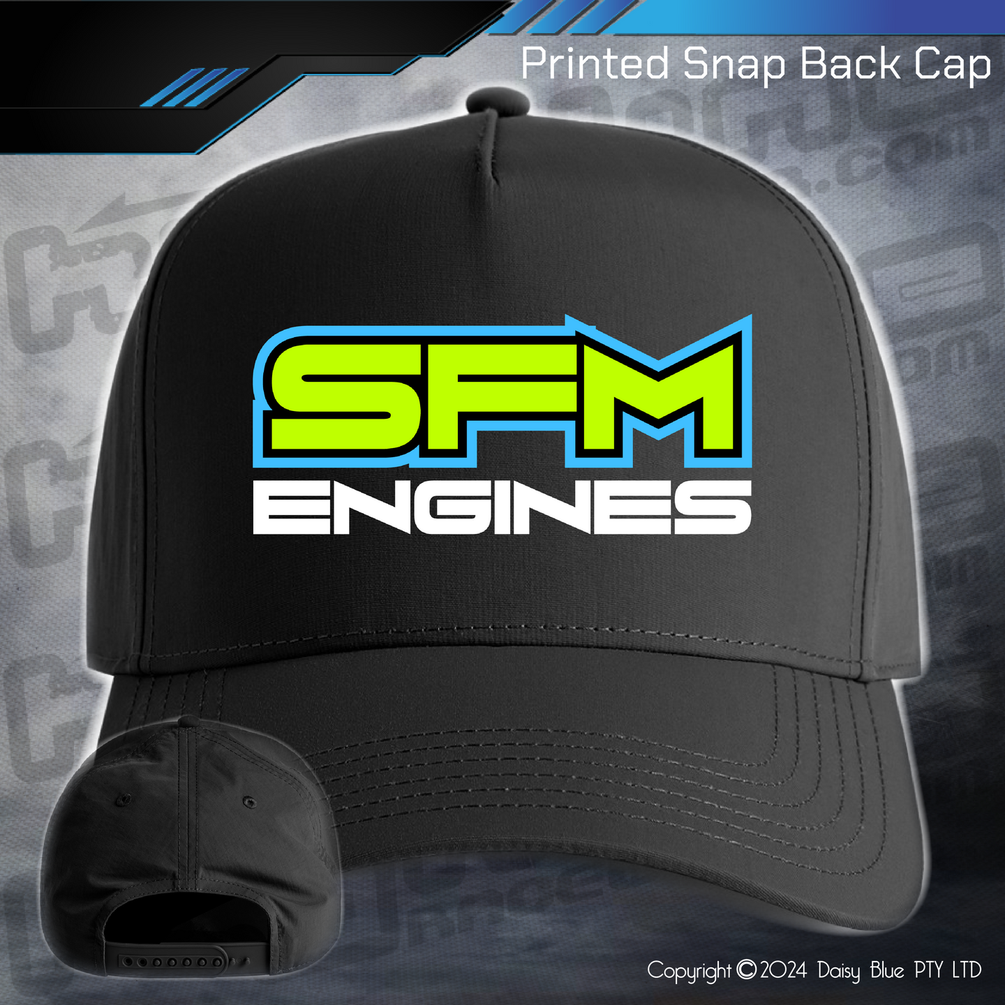 Printed Snap Back CAP - SFM Engines