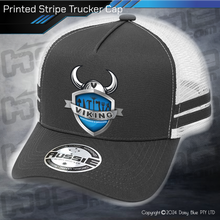 Load image into Gallery viewer, STRIPE Trucker Cap - Viking Maintenance &amp; Gardening
