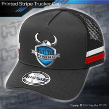 Load image into Gallery viewer, STRIPE Trucker Cap - Viking Maintenance &amp; Gardening
