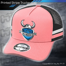 Load image into Gallery viewer, STRIPE Trucker Cap - Viking Maintenance &amp; Gardening
