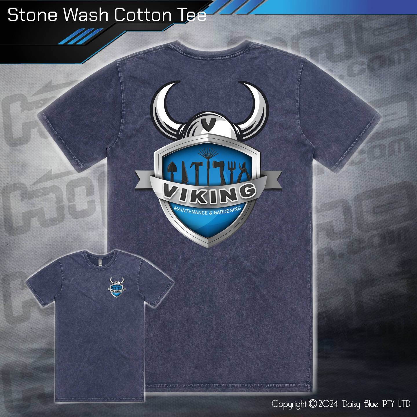 Stonewash Tee - Viking Maintenance & Gardening