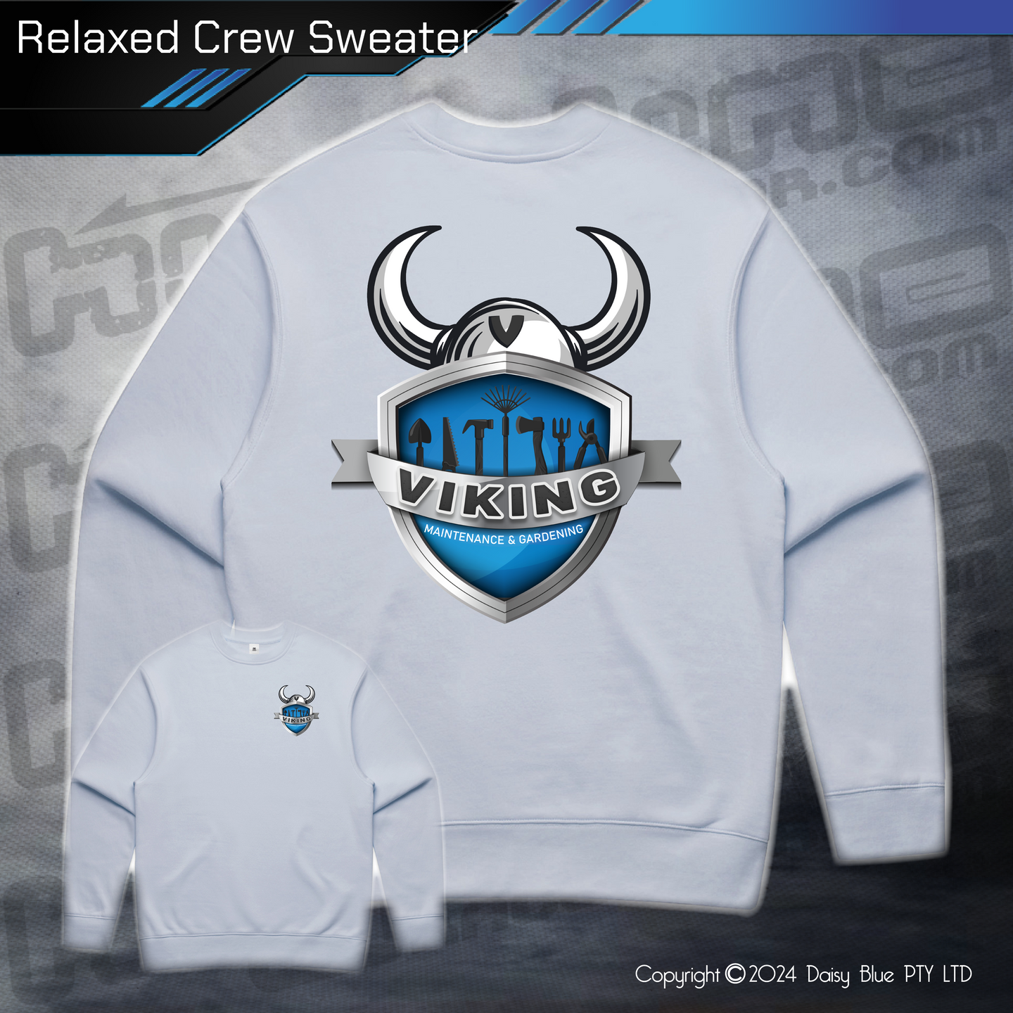 Relaxed Crew Sweater - Viking Maintenance & Gardening