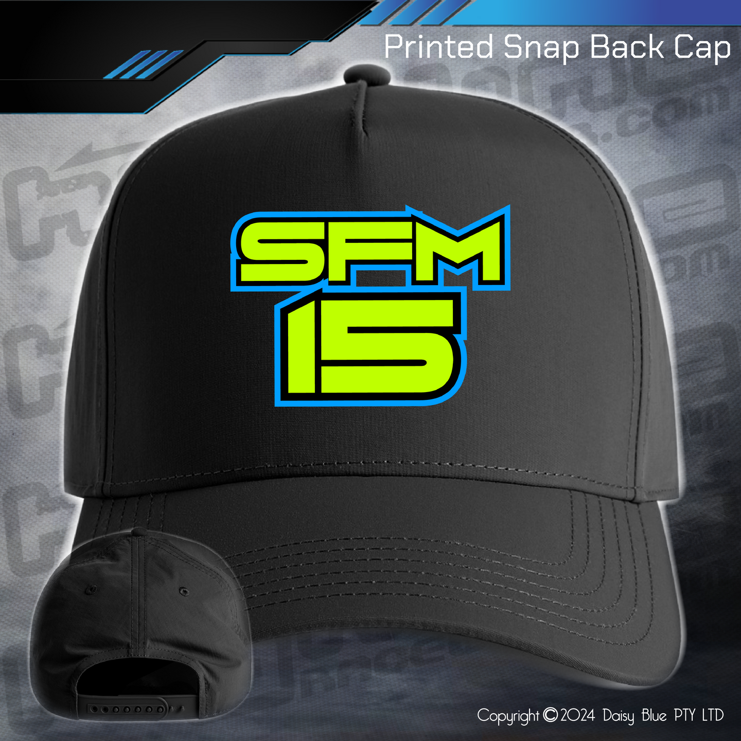 Printed Snap Back CAP - Will Shore
