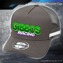 Load image into Gallery viewer, STRIPE Trucker Cap - Gibbo&#39;s Racing
