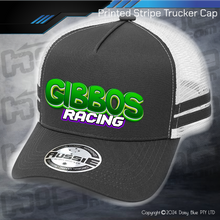 Load image into Gallery viewer, STRIPE Trucker Cap - Gibbo&#39;s Racing
