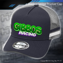 Load image into Gallery viewer, STRIPE Trucker Cap - Gibbo&#39;s Racing
