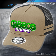 Load image into Gallery viewer, STRIPE Trucker Cap - Gibbo&#39;s Racing
