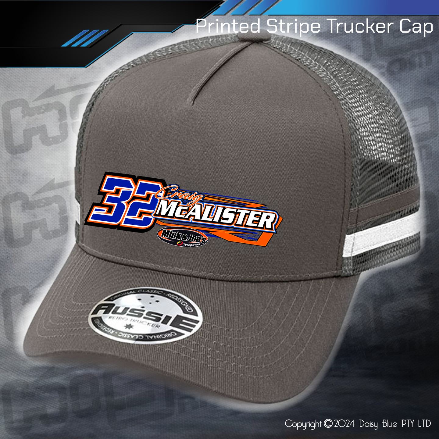 STRIPE Trucker Cap - Craig McAlister