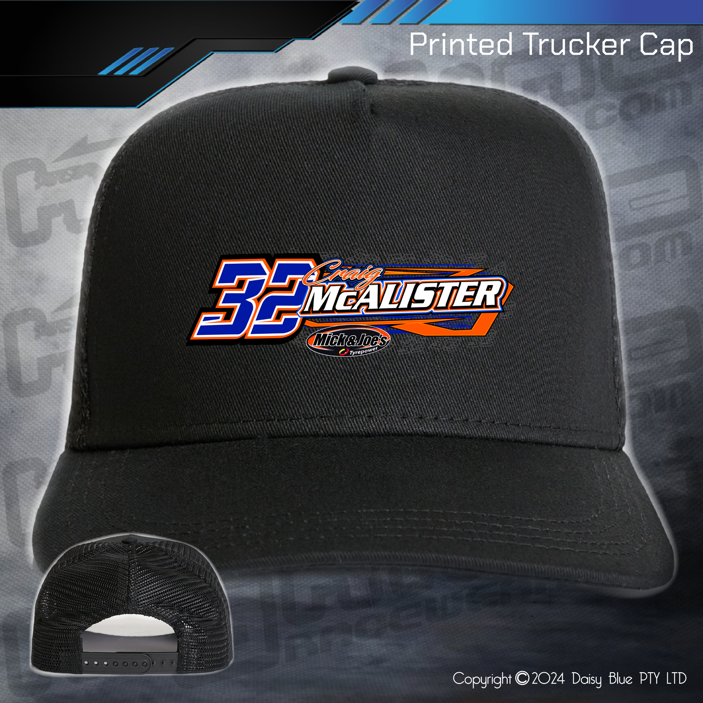 Printed Trucker Cap - Craig McAlister