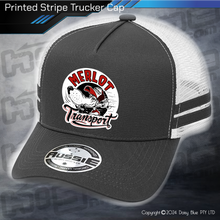 Load image into Gallery viewer, STRIPE Trucker Cap - Merlo Transport
