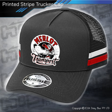 Load image into Gallery viewer, STRIPE Trucker Cap - Merlo Transport
