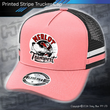 Load image into Gallery viewer, STRIPE Trucker Cap - Merlo Transport
