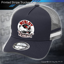 Load image into Gallery viewer, STRIPE Trucker Cap - Merlo Transport
