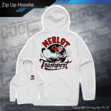 Load image into Gallery viewer, Zip Up Hoodie - Merlo Transport
