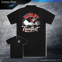 Load image into Gallery viewer, Cotton Polo - Merlo Transport
