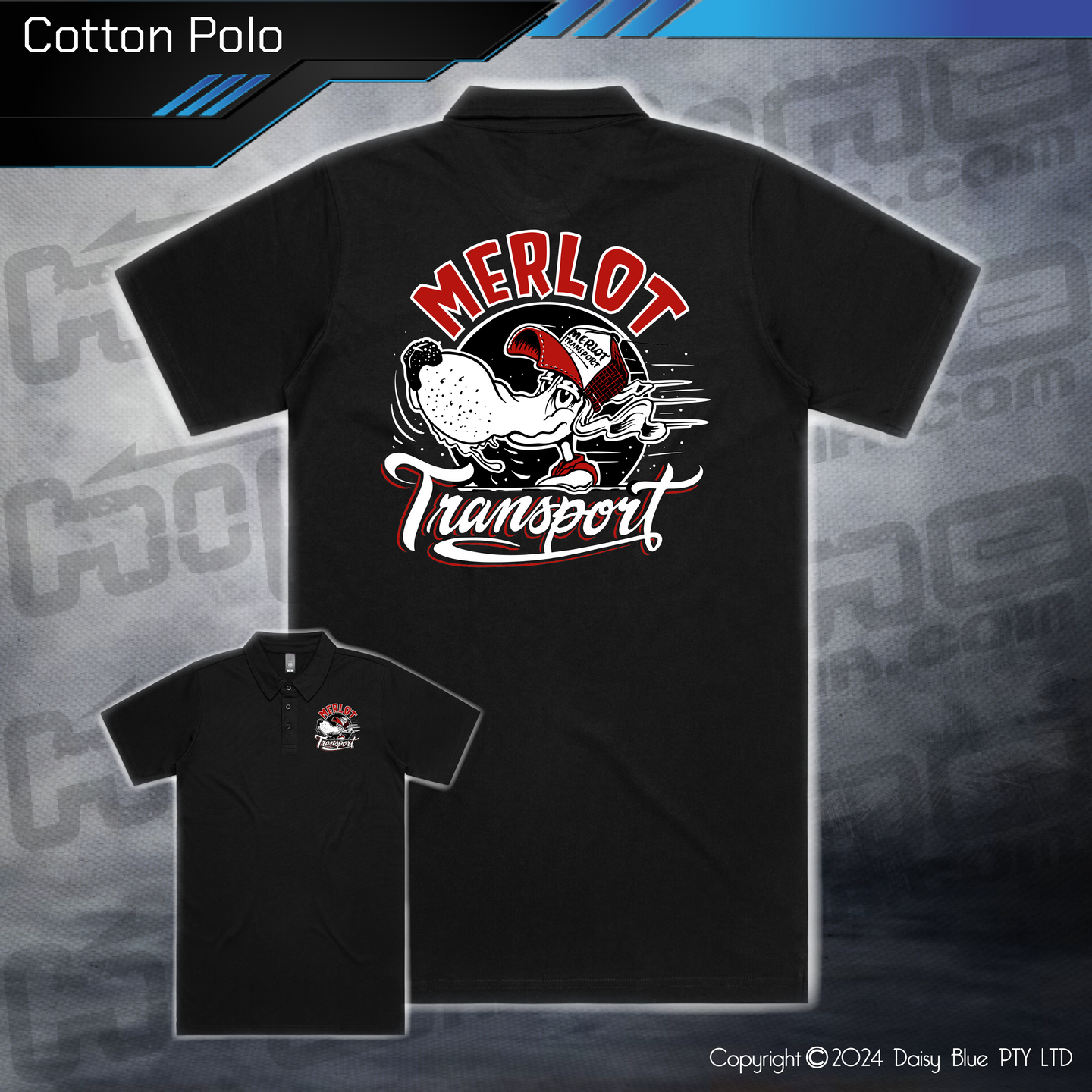 Cotton Polo - Merlo Transport