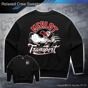 Relaxed Crew Sweater - Merlo Transport