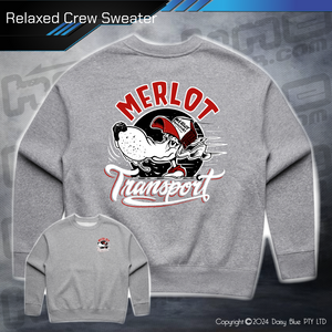 Relaxed Crew Sweater - Merlo Transport