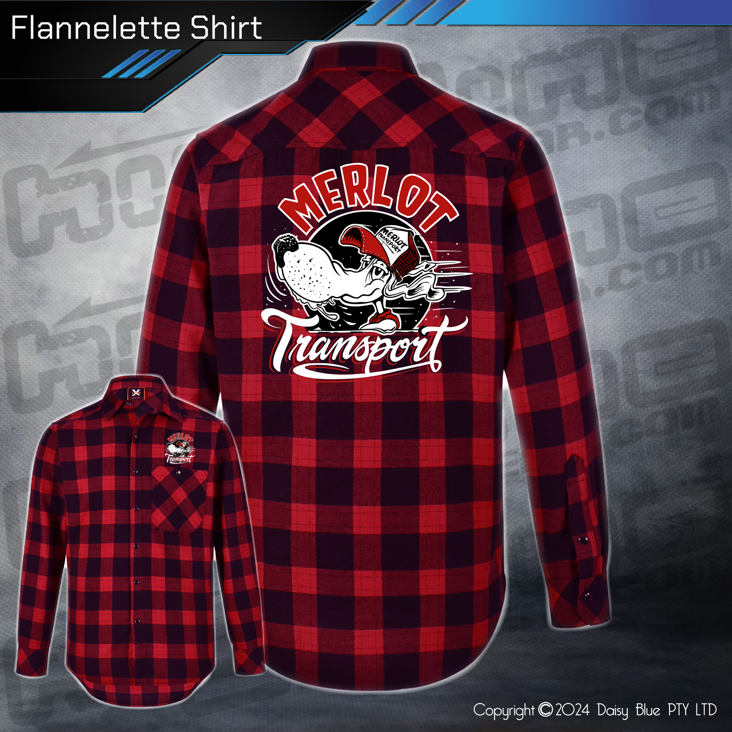 Flannelette Shirt - Merlo Transport