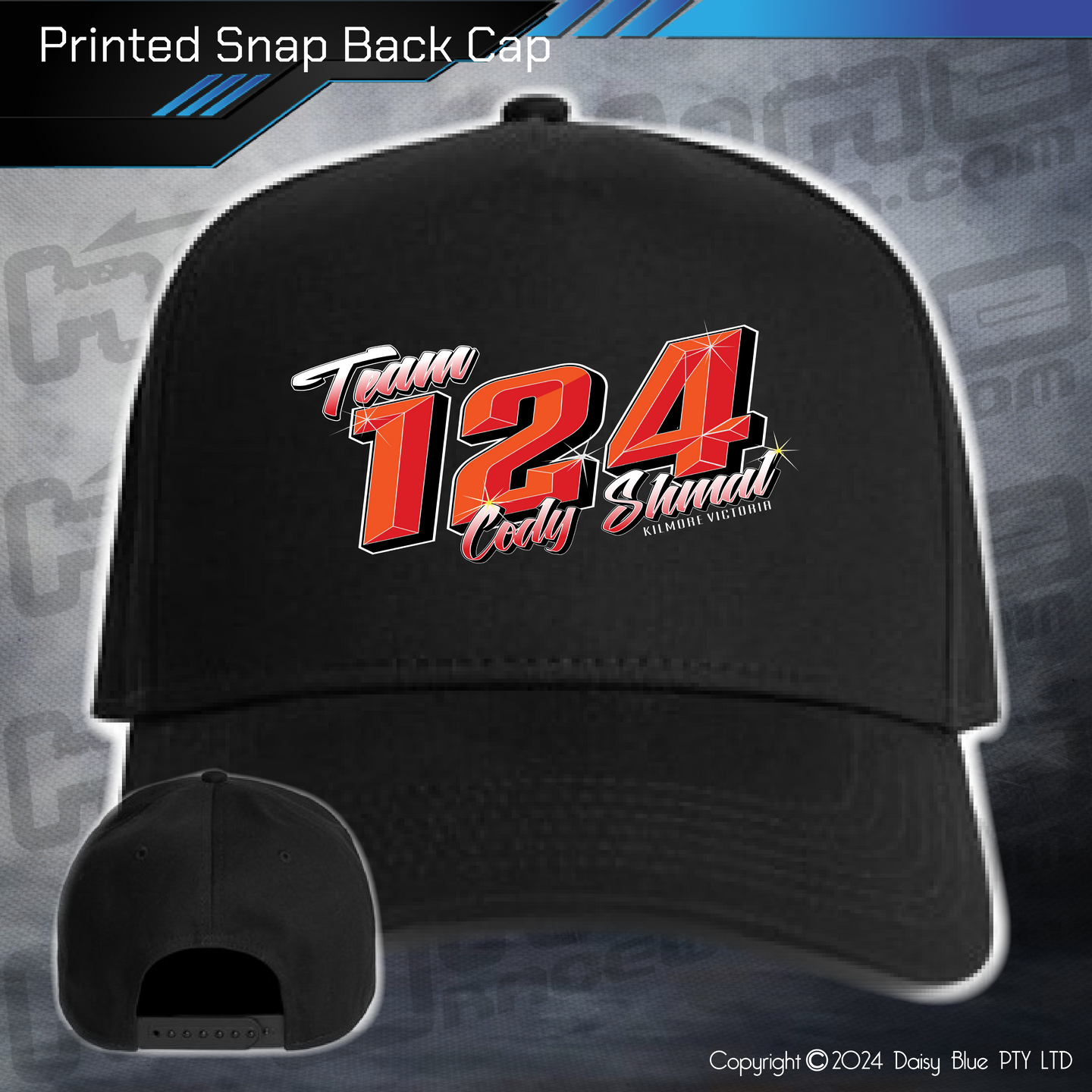 Printed Snap Back CAP - Team 124