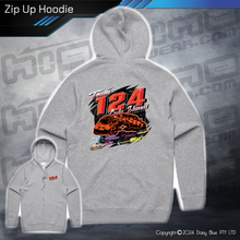 Load image into Gallery viewer, Zip Up Hoodie - Team 124

