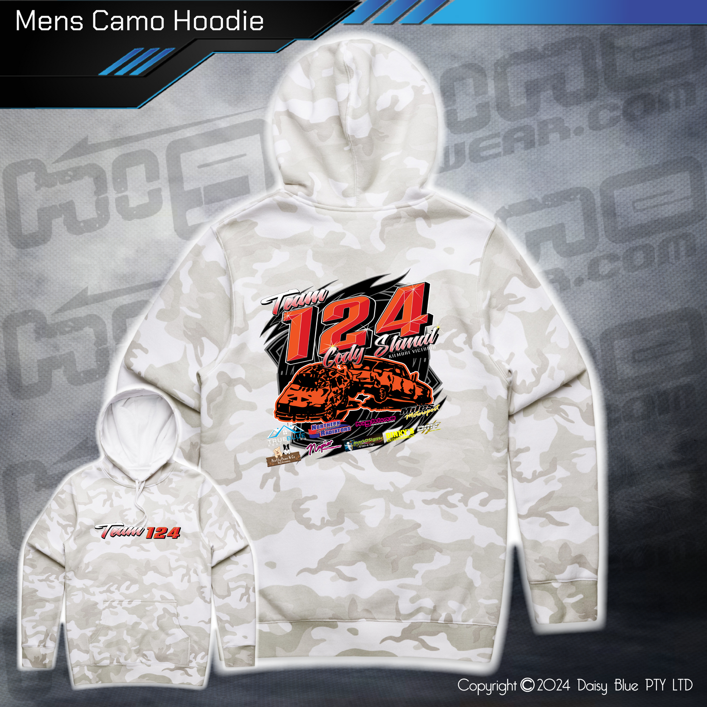 Camo Hoodie - Team 124