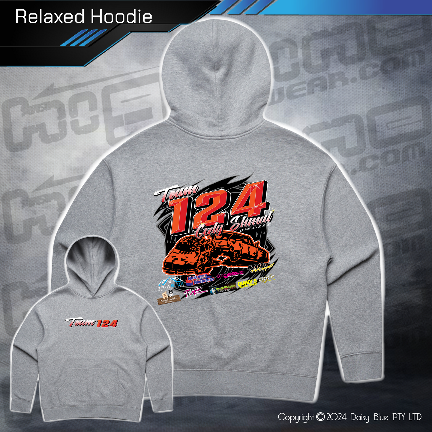Relaxed Hoodie - Team 124