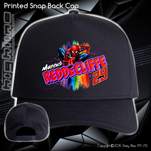 Printed Snap Back CAP - Marcus Reddecliffe