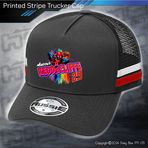 STRIPE Trucker Cap - Marcus Reddecliffe