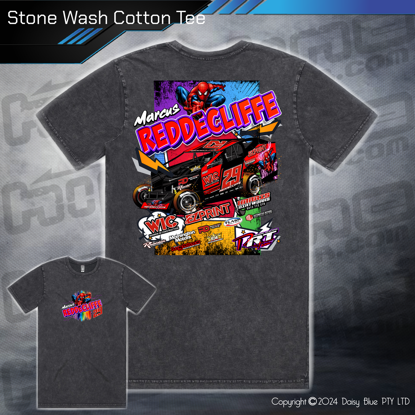 Stonewash Tee - Marcus Reddecliffe
