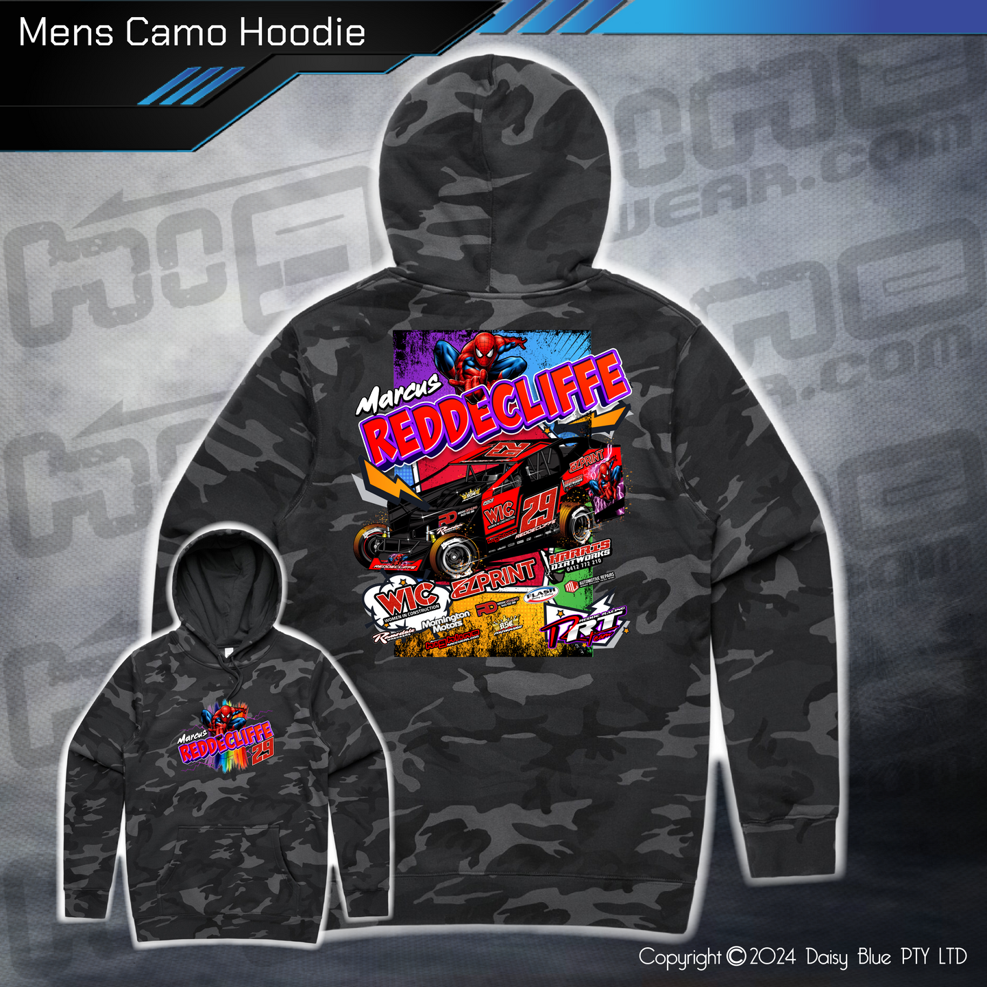 Camo Hoodie - Marcus Reddecliffe