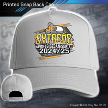 Load image into Gallery viewer, Printed Snap Back CAP - JP Asphalting EXTREME Sports Sedan Series 2024/25

