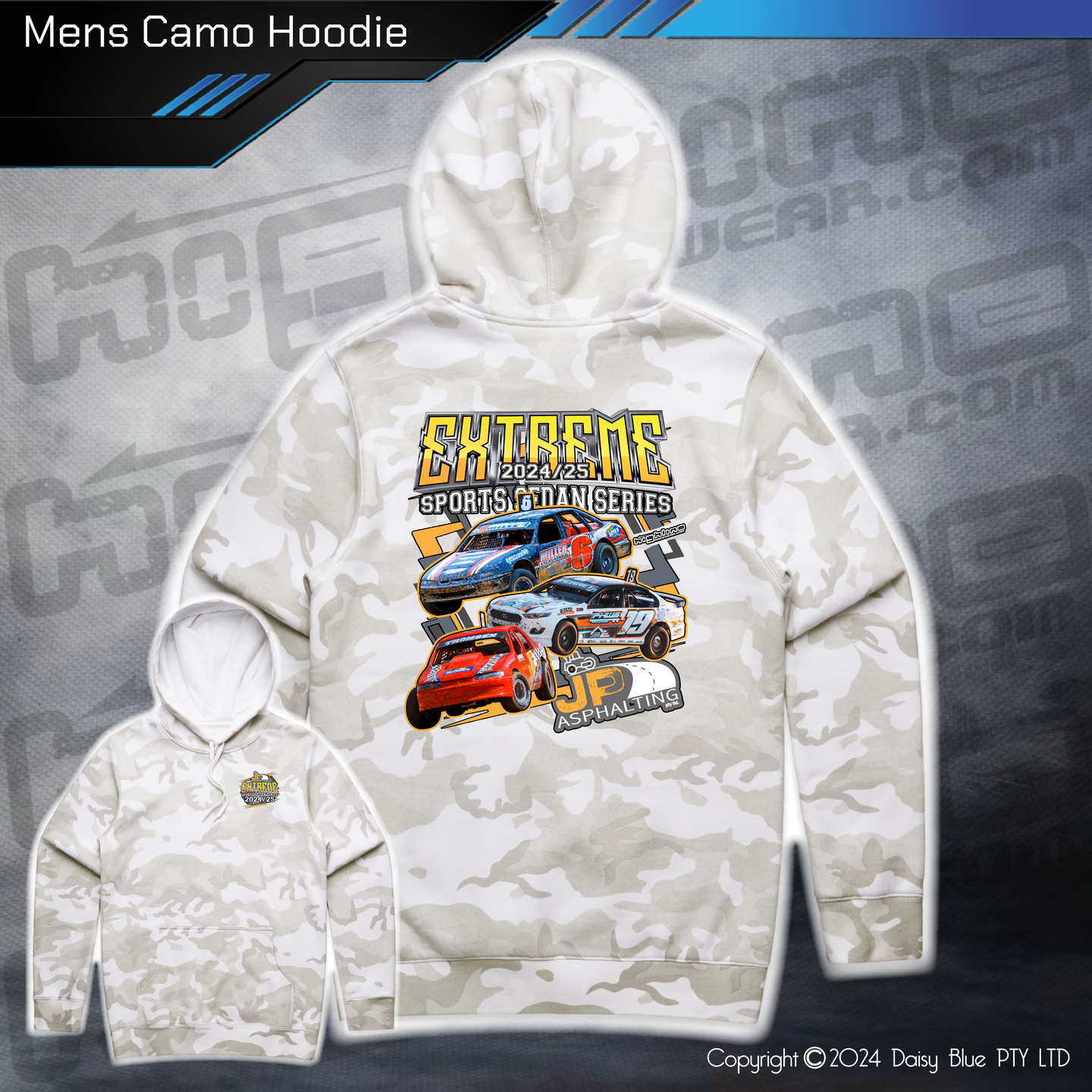 Camo Hoodie - JP Asphalting EXTREME Sports Sedan Series 2024/25