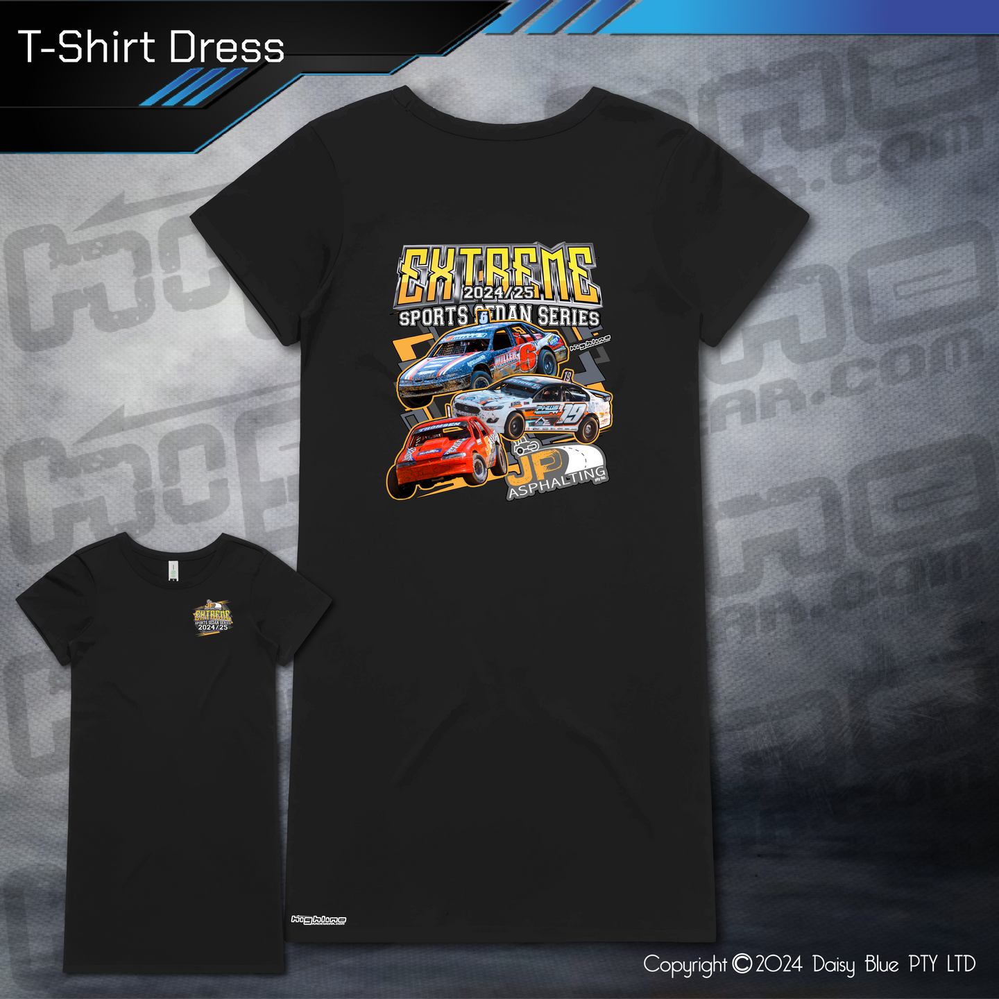 T-Shirt Dress - JP Asphalting EXTREME Sports Sedan Series 2024/25