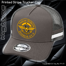 Load image into Gallery viewer, STRIPE Trucker Cap - Vulcan Riders 2024
