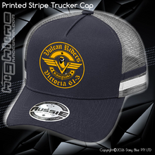 Load image into Gallery viewer, STRIPE Trucker Cap - Vulcan Riders 2024
