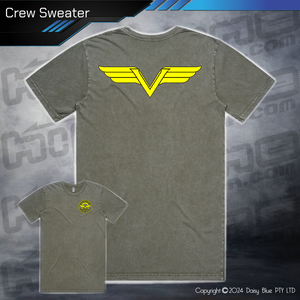 Stonewash Tee - Vulcan Riders Victoria