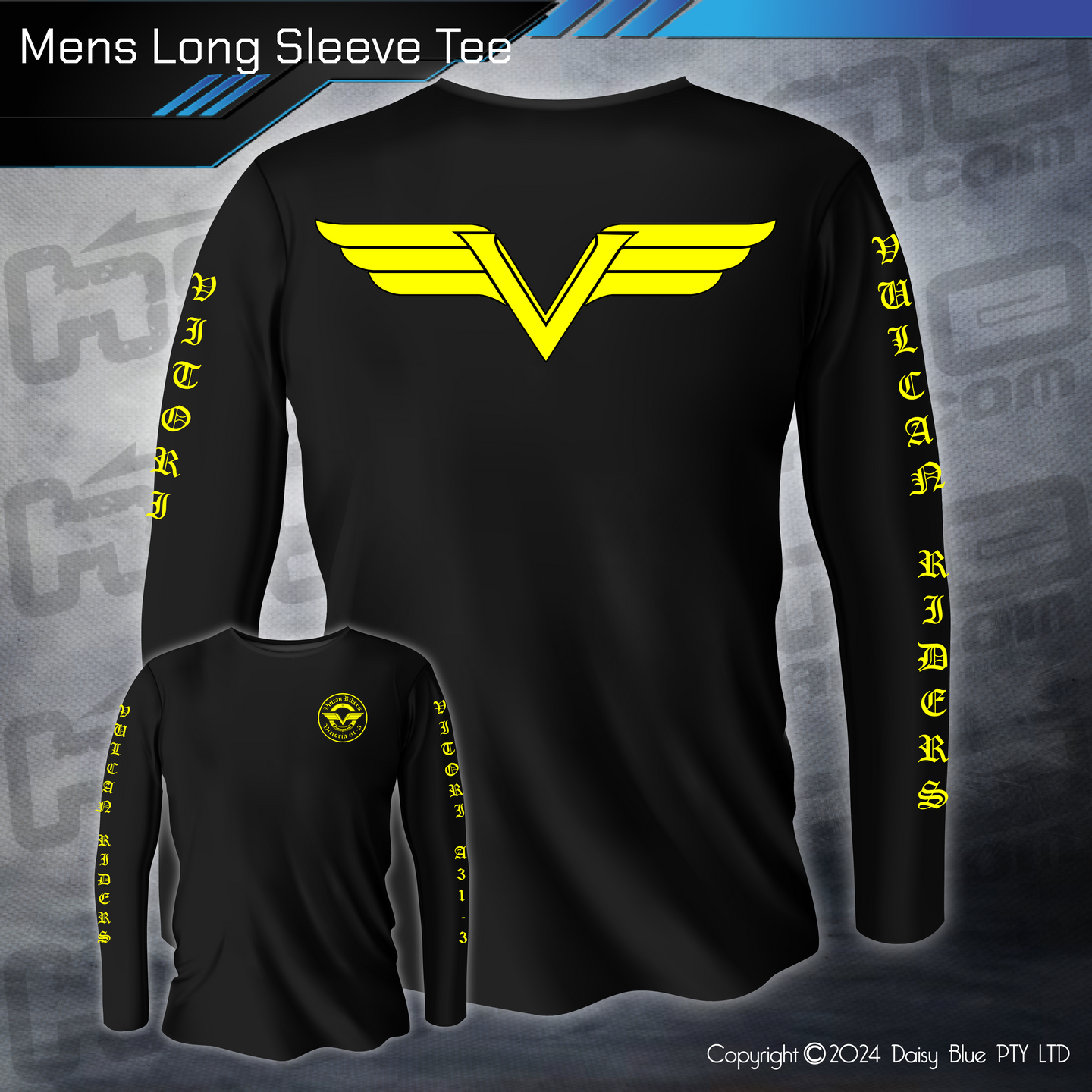 Long Sleeve Tee - Vulcan Riders Victoria