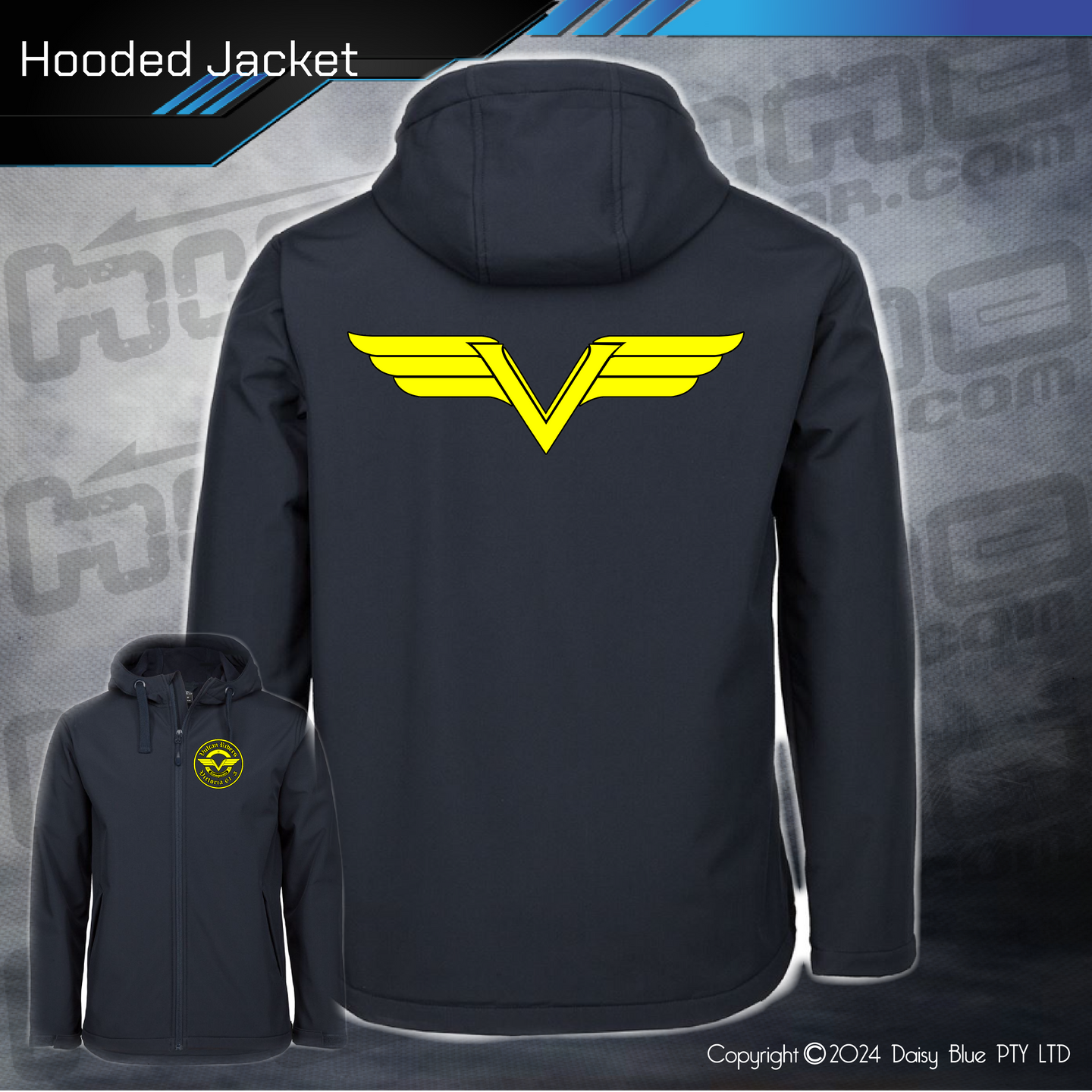 Hooded Jacket - Vulcan Riders Victoria