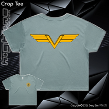 Load image into Gallery viewer, Ladies Crop Tee - Vulcan Riders 2024
