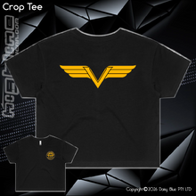 Load image into Gallery viewer, Ladies Crop Tee - Vulcan Riders 2024
